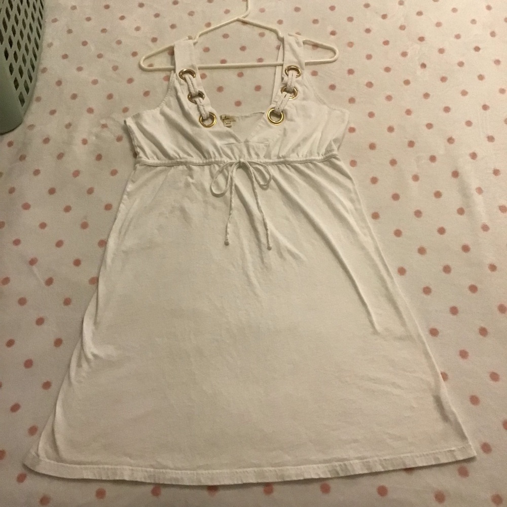 🤍🤎 Leilani White/Gold Beach Coverup ✨✨